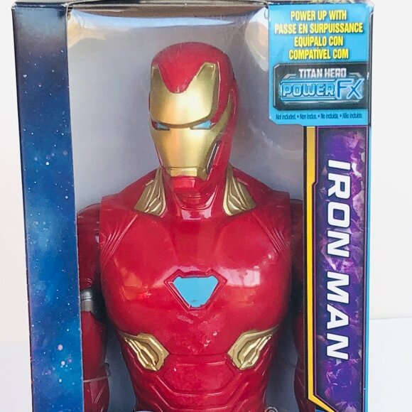 Marvel Avengers Titan Heroes Iron Man with Power FX Port 12" New in Box - Picture 7 of 10